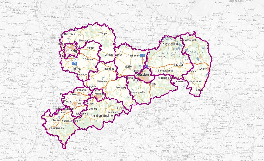 Grundsteuerportal Sachsen (Flurstücksinformationen) Finanzämter